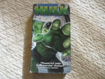 Hulk (VHS) (Eric Bana, Jennifer Connelly, Sam Elliot, Josh Lucas) (2003) Marvel Foto 1 de 3