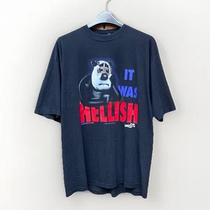90s Creature Comforts Aardman T Shirt Large Hellish Panda 1993 Vintage Rare - Picture 1 of 13