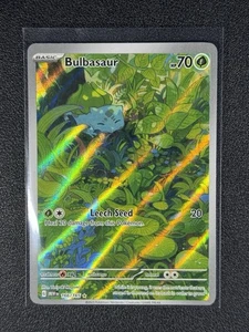 Juego de Cartas Coleccionables Pokémon Bulbasaur 166/165 Sv: Escarlata y Violeta 151 Inglés Estado Casi Nuevo - Imagen 1 de 2