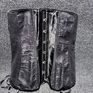 Adore Me Ashoka Corset Black Lace Size 1X - Picture 1 of 9