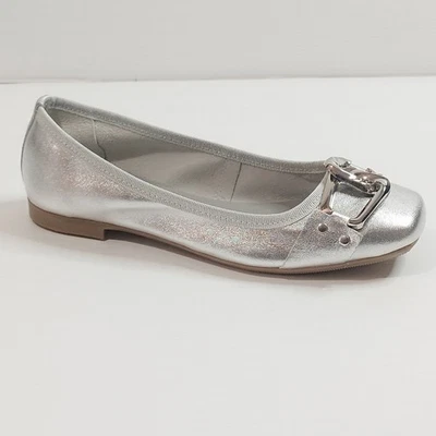 Cafe' Noir eh 2005 ballerine scarpe shoes argento 36 - Immagine 1 di 4