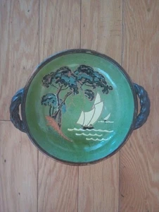 Vintage Girard 8 3/4 Durchmesser Keramik Teller schöner internationaler Verkauf - Bild 1 von 4