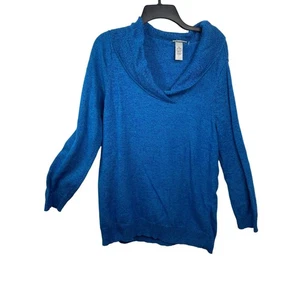 Catherine's Catherines Pullover Strick Tunika Oberteil Damen 14 - 16 hellblau Ausschnitt - Bild 1 von 16