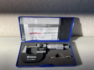 Westward 4KU87, 4KU88 Digital Micrometer 0-1”  0.0001” Ratchet (New) - Picture 1 of 3