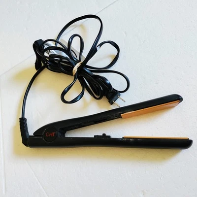 Plancha plancha Chi plancha de pelo cerámica negra con cable Foto 1 de 4
