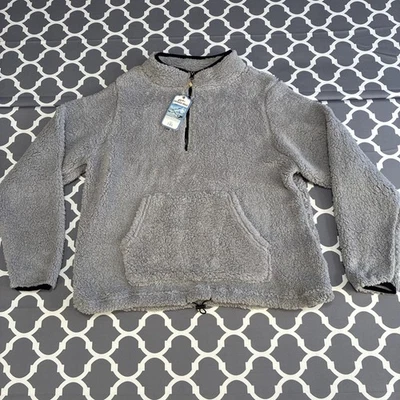 Chaqueta Sherpa Jackson Hole Outerwear Para Mujer Cuarto Cremallera Talla 1XL Foto 1 de 4