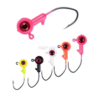 Paquete de 25/50 cabeza de plantilla de pesca lubina crappie trucha gancho panfish 1/32 oz 1/16 oz 1/8 oz - Imagen 1 de 15