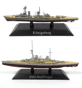 Sammlung von of 2 Kriegsschiffe 1:1250 WW1 und WW2 Kriegsmarine Schiff WSL17 - Bild 1 von 11