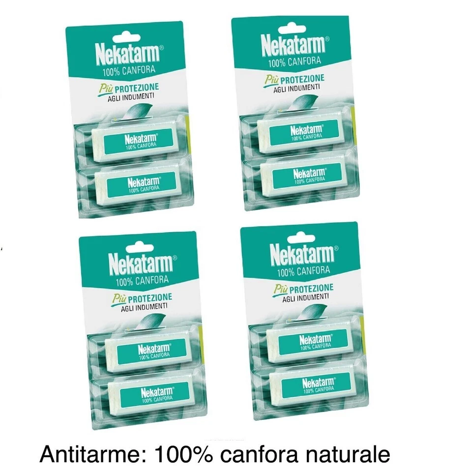 Nekatarm 20 40 60 80 Tavolette Canfora 100% Antitarme - Immagine 1 di 1