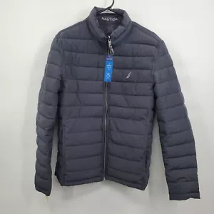 Nautica Puffer Coat Reversible Midweight Winter Jacket Men Size Medium NWT - Picture 1 of 10