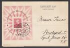 Hungary 1934 Philatelic Exhibition  Miniature sheet on card . SG MS568