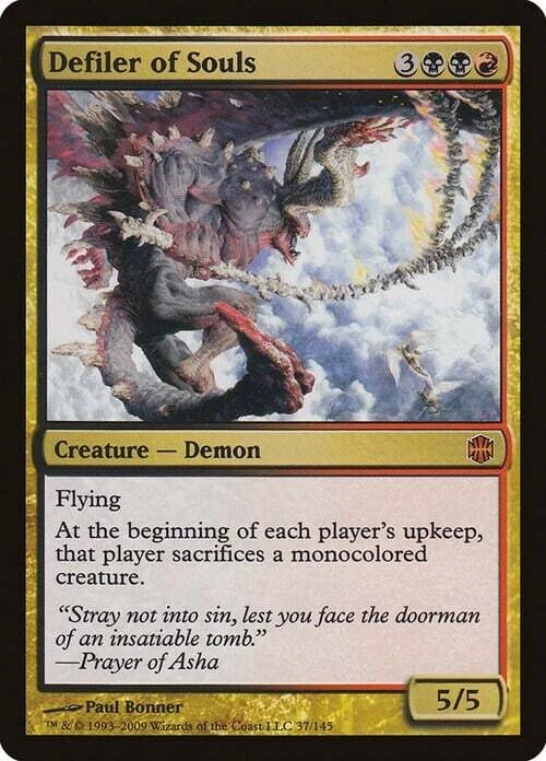 Magic The Gathering MTG DEFILER OF SOULS Alara Reborn NM Near Mint - Image 1 of 1