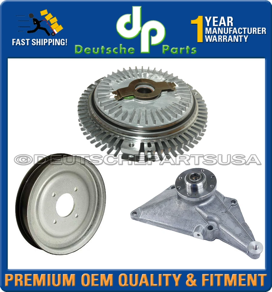 KIT POLEA SOPORTE EMBRAGUE VENTILADOR REFRIGERACIÓN MOTOR VISCOSO MERCEDES W201 190E 2.6 3 Foto 1 de 1