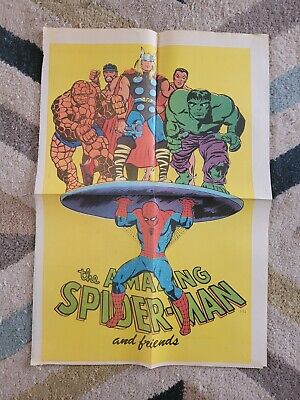 Marvel's The Amazing Spiderman And Friends Poster - Australian Newton Comics • 100$