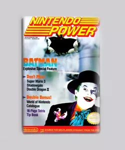 Batman / Nintendo Power - 2"x3" Kühlschrankmagnet (Magazin Spiel NES Retro 1989 - Bild 1 von 3