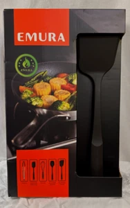 EMURA Silicone Kitchen Utensil Set in Black Cooking Tools P32 - Picture 1 of 16