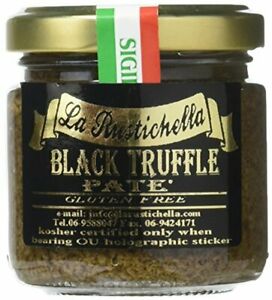 La Rustichella Black Truffle Pate - Small (90 g, 3.2 oz) - Kosher, Gluten Free
