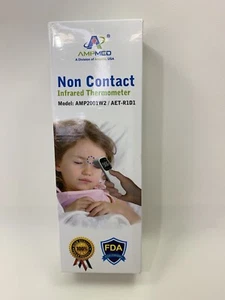 Termómetro infrarrojo sin contacto AMPMED AMP2001W2 AET-R2D1 frente sin contacto - Imagen 1 de 8