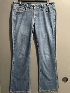 Levis 545 Low Bootcut Womens Jeans Dark Wash 5 Pocket Mid Rise Size 6 - Picture 1 of 10