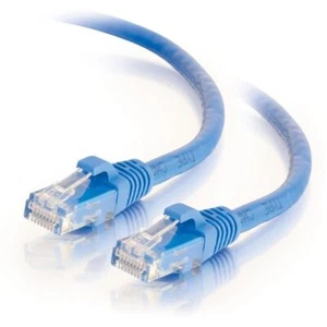 C2G 03973 2FT (24") CAT6 Snagless BLUE RJ45 UTP Network Ethernet Patch Cable - Picture 1 of 4