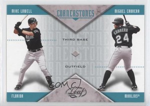 2005 Leaf Cornerstones Mike Lowell Miguel Cabrera #C5