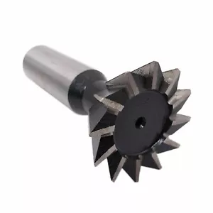 Vástago de 18 mm 60 grados 12 mm 8T cortador de cola de paloma fresado molino acero de alta velocidad - Imagen 1 de 2