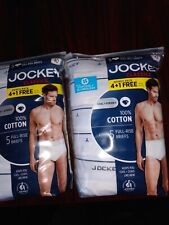 Jockey Classic Briefs 5 pack Full rise  Underwear Y front Fly white sizes/40/42
