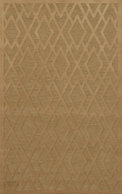 Yellow Diamond Lines Criss-Cross Bordered Transitional Area Rug Geometric DV1 - Image 1 of 2
