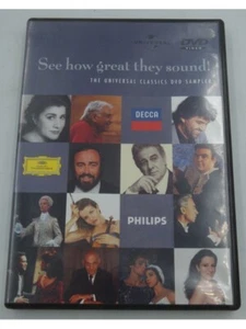 UNIVERSAL CLASSICS see how great they sound ! DVD sampler 2001 - Imagen 1 de 2