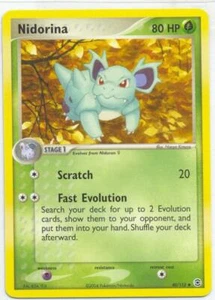 (pok-FRLG-040) Nidorina (U) Pokemon EX FireRed LeafGreen Card # 40 - Picture 1 of 1