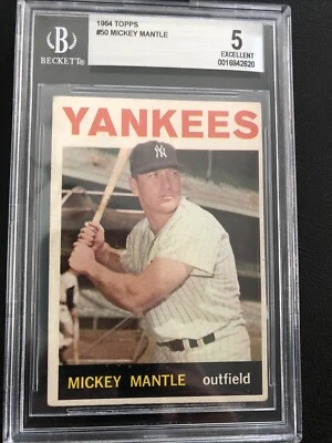 1964 Topps - #50 Mickey Mantle Foto 1 de 2