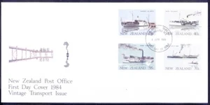 FDC 1984 4v Nueva Zelanda, envíos, transporte - Imagen 1 de 1
