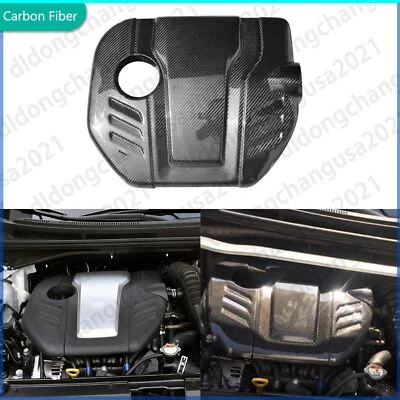 3K Real Carbon Fiber Front Hood Engine Replace Cover For Hyundai Veloster 11-17 — 第 1/4 张图片