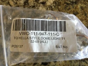 Dome Light Without Chrome Fits Volkswagen Type2 1975-1979 - Picture 1 of 3