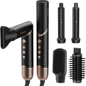 Auto Airwrap Hair Styler & Dryer, 5 in 1 Multi Styling Hot Air Dryer Brush Curle - Picture 1 of 9