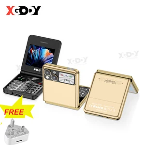 2024 2.4" Mini Filp Mobile Smart Phone 2G Large Button Dual SIM GSM Foldable New - Picture 1 of 13