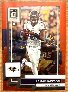2022 Donruss Optic - Lamar Jackson - Red Stars Prizm SSP - Picture 1 of 2