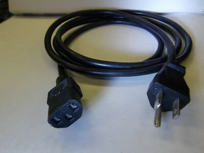 Linetek E70782 10A 125v Computer Monitor TV Replacement Power Cord 6' 8" long - Image 1 of 4