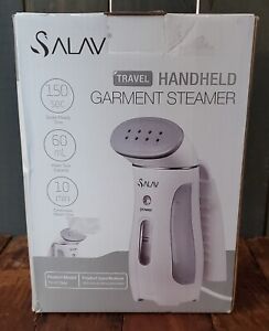 Salav Travel Handheld Garment Steamer, Ready in 150 Seconds, 10 Minute Use Time