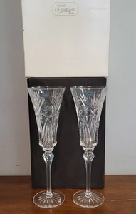 JG Durand Vincennes echte Kristall Champagnerflöten 6,25 Unzen Frankreich neu im Karton - Bild 1 von 7