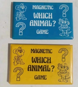 Vintage MAGNETIC Which ANIMAL? GAME SMETHPORT SPECIALTY 1972 W/ Magnets - Picture 1 of 6