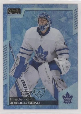 2020-21 O-Pee-Chee Platinum Arctic Freeze /99 Frederik Andersen #46 - Image 1 of 2
