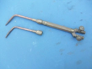INDIANA SHOP FIND=VICTOR TORCH WITH 2 BRAZING TIPS - Picture 1 of 6