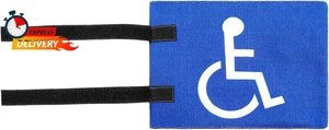 Disable Handicap Flag with Straps, Easy to Install for Golf Cart, Unisex Golf Fl - Imagen 1 de 7