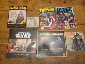 Lot Of Vintage Star Wars Magazines, Books ,& Calendars - Picture 1 of 6