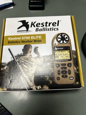 Kestrel 5700 Elite Weather Meter w/Applied Ballistics/LiNK Blz Orange 0857ALBLZ - Image 1 of 4