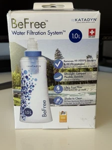 KATADYN BeFree WATER FILTRATION SYSTEM 0.6L SOFT BOTTLE WITH FILTER CAP PORTABLE - Picture 1 of 4