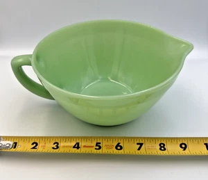 Jadeite Fire King Horno Ware Mezcla Batería Tazón Caño Mango D Jade-ite EE. UU. 7,5" - Imagen 1 de 8
