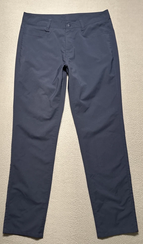 Брюки мужские Cutter & Buck 5 карманов функциональные 33x32 синие эластичные комфортные Chino - Изображение 1 из 4