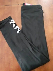 SO ActivGirl leggings supper soft black with ankle details size M 8 - Picture 1 of 5